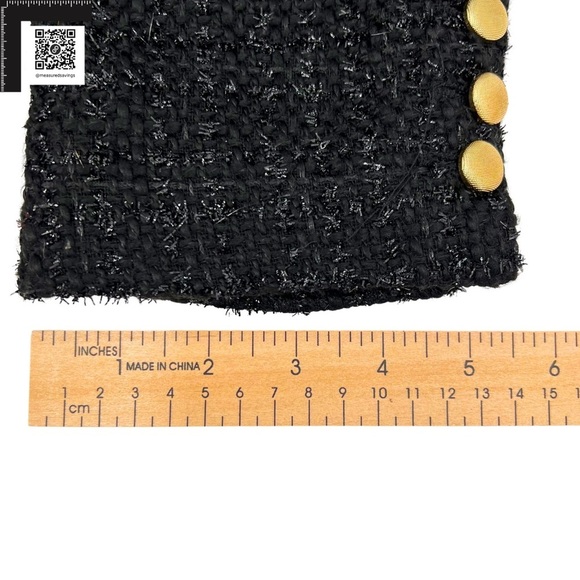 Jason Wu [Medium ~ NWT] Blazer - Black Metallic Tweed - Picture 10 of 14